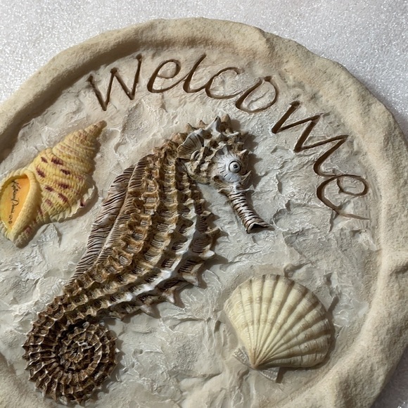 Decorative seaside beach welcome wall hanging waters edge Kathleen Denis - Picture 4 of 10